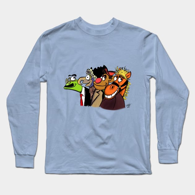 Muppet Marx - A Day At the Races Long Sleeve T-Shirt by UzzyWorks